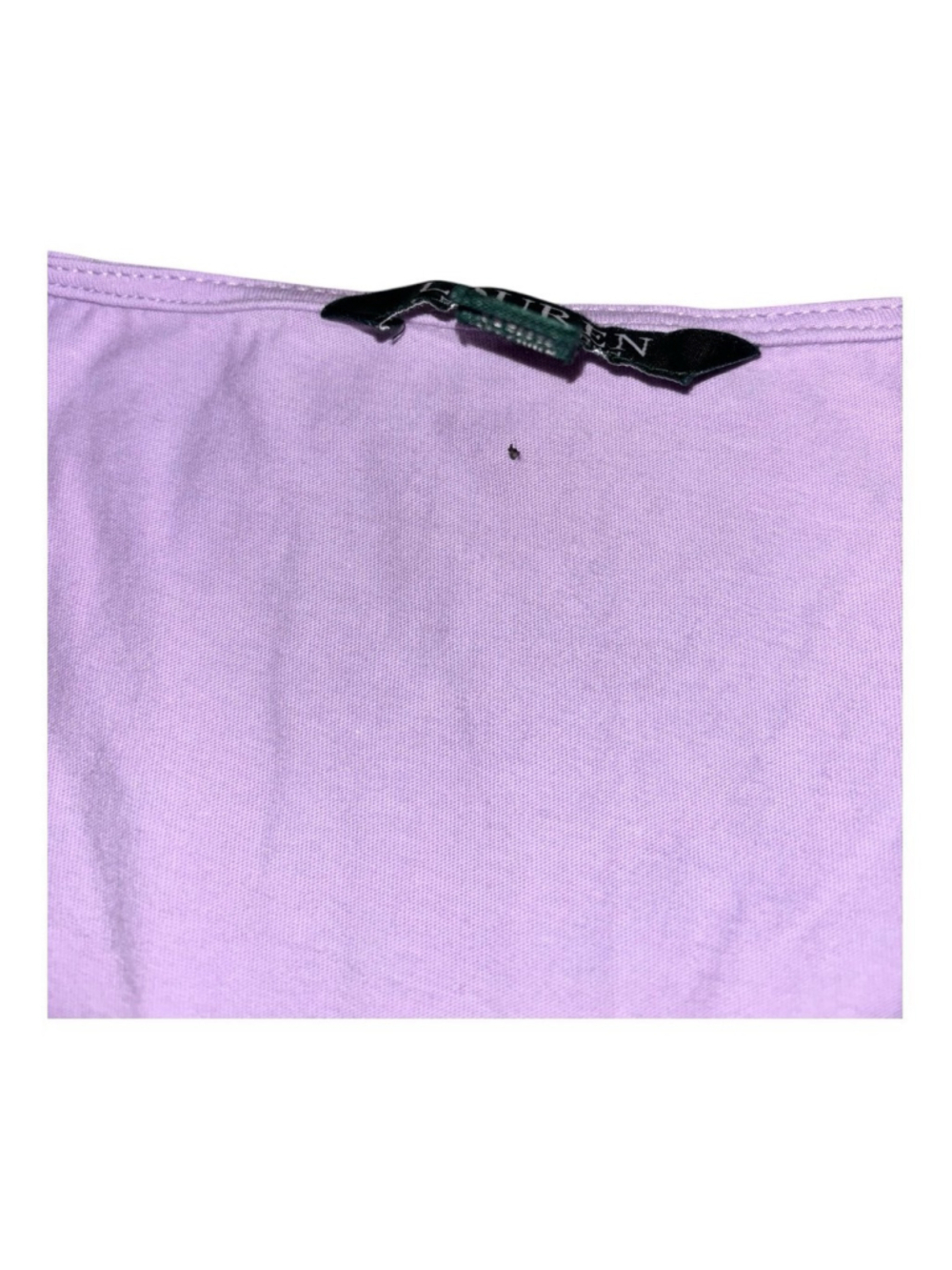 Lauren Ralph Lauren Lilac Purple Tie Front Sleeveless Tank XL - Picture 4 of 6